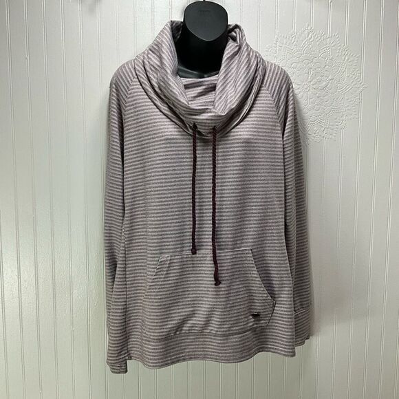 FADE By BKE Cowl Neck Long Sleeve Shirt - Picture 1 of 6